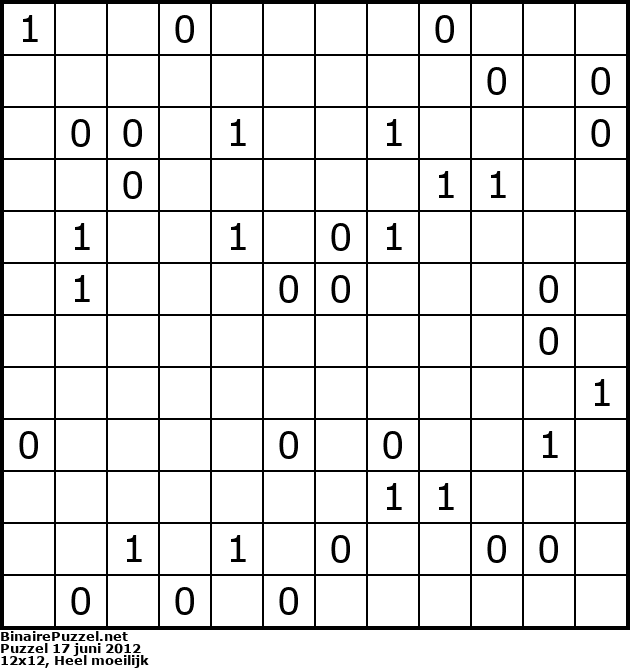 Binaire Puzzel