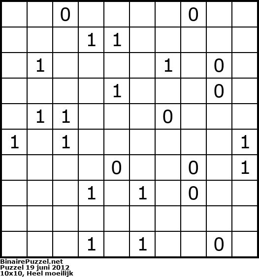 Binaire Puzzel