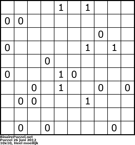 Binaire Puzzel