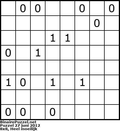 Binaire Puzzel
