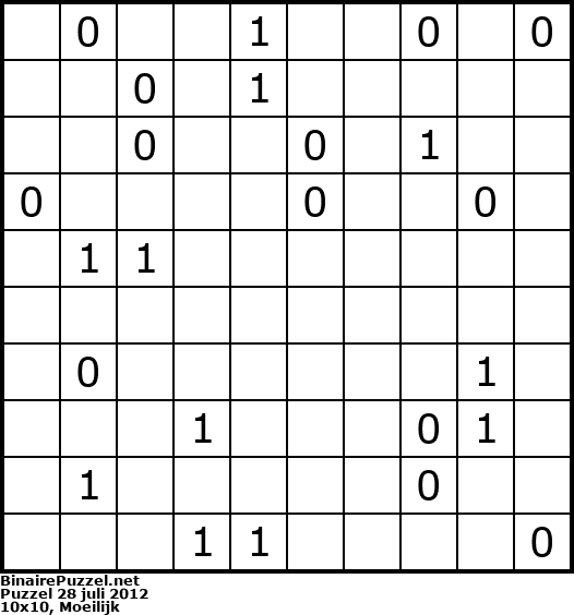 Binaire Puzzel