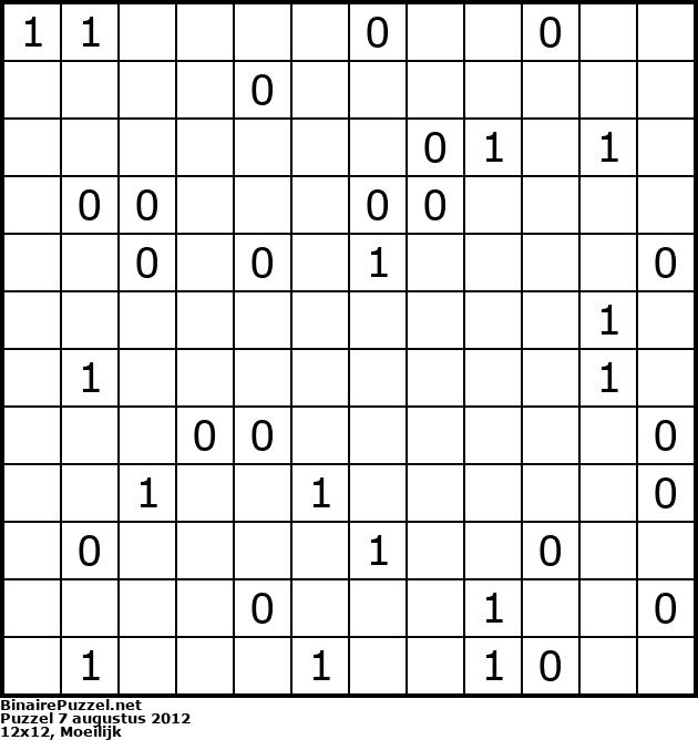 Binaire Puzzel