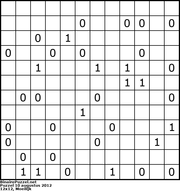 Binaire Puzzel