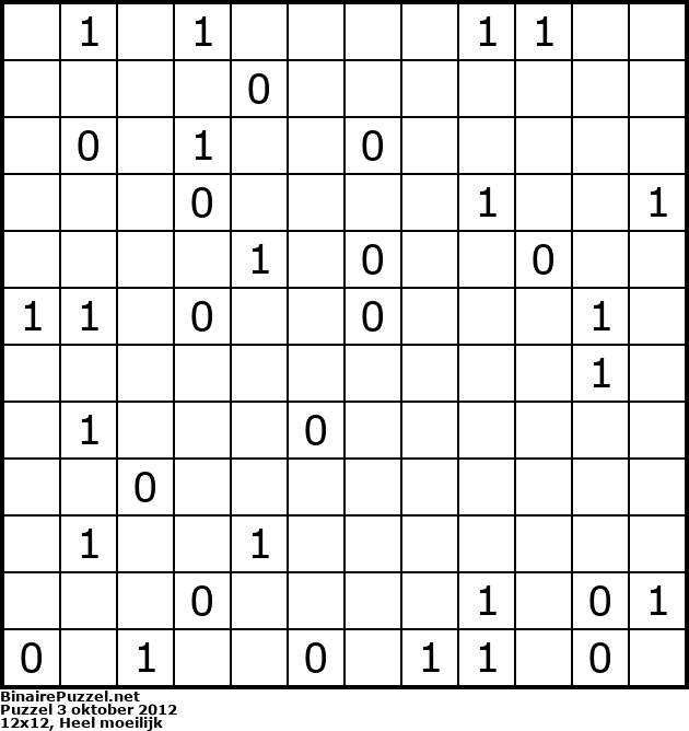 Binaire Puzzel