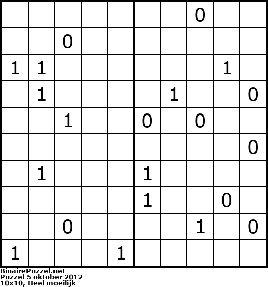 Binaire Puzzel