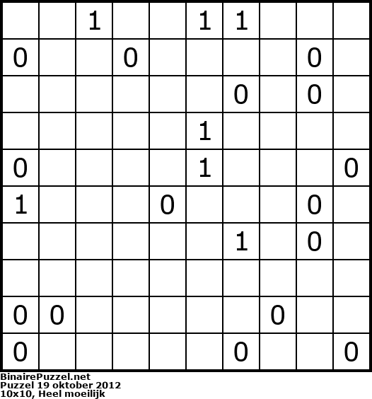Binaire Puzzel