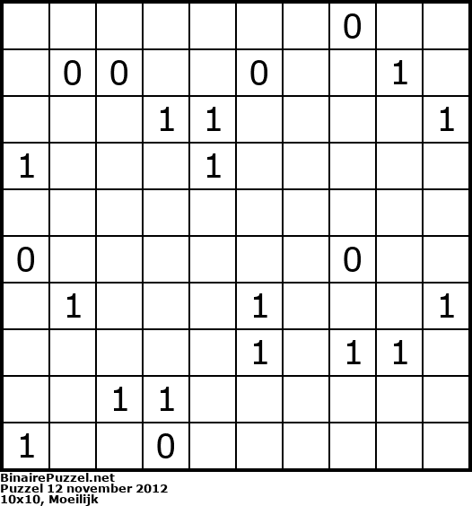 Binaire Puzzel