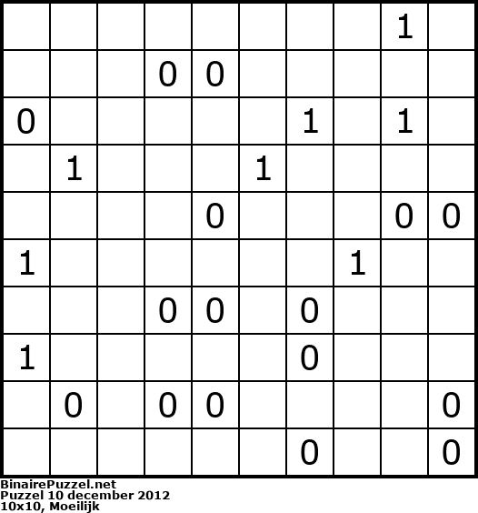 Binaire Puzzel