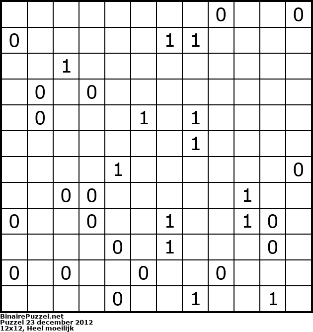Binaire Puzzel