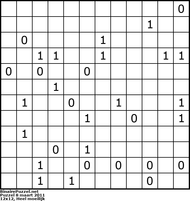 Binaire Puzzel