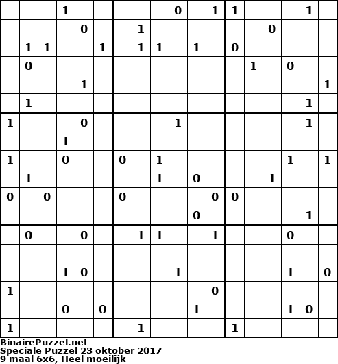 Binaire Puzzel