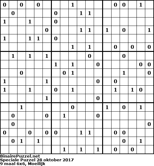 Binaire Puzzel