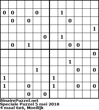 Binaire Puzzel