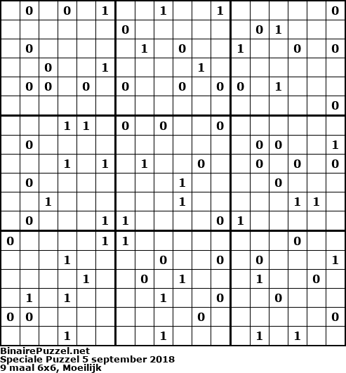 Binaire Puzzel