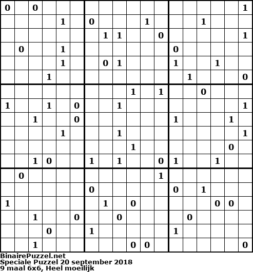 Binaire Puzzel