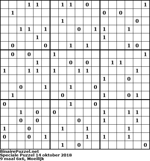 Binaire Puzzel