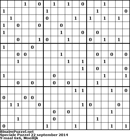 Binaire Puzzel