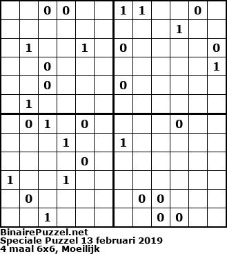 Binaire Puzzel