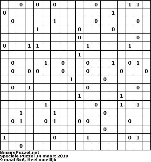 Binaire Puzzel