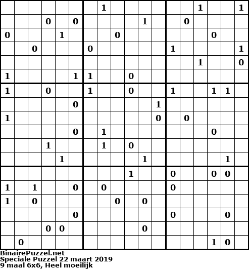 Binaire Puzzel