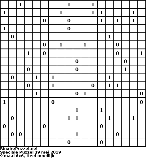 Binaire Puzzel