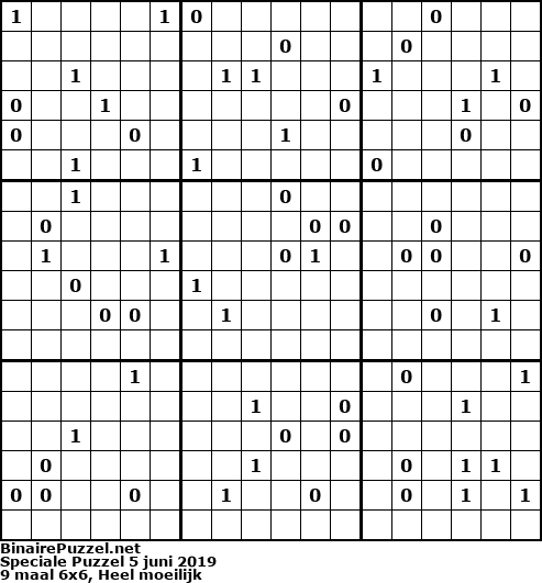 Binaire Puzzel