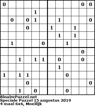 Binaire Puzzel