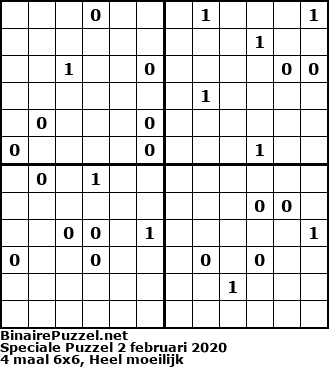 Binaire Puzzel