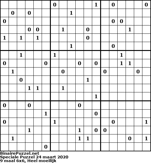 Binaire Puzzel