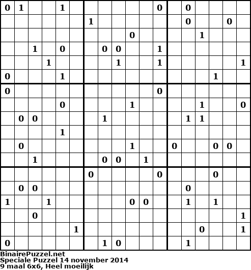 Binaire Puzzel