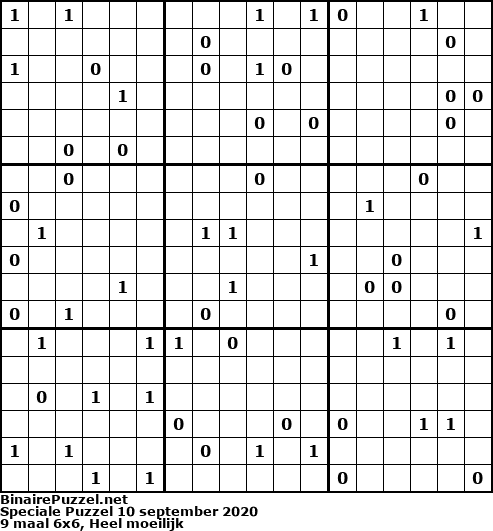 Binaire Puzzel