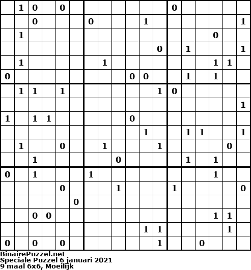 Binaire Puzzel