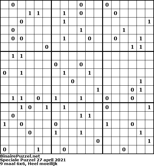 Binaire Puzzel