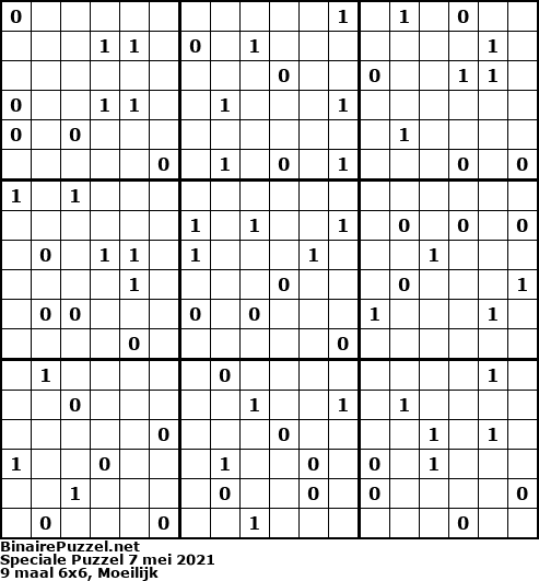 Binaire Puzzel