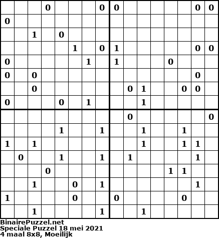 Binaire Puzzel