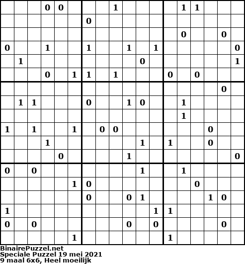 Binaire Puzzel