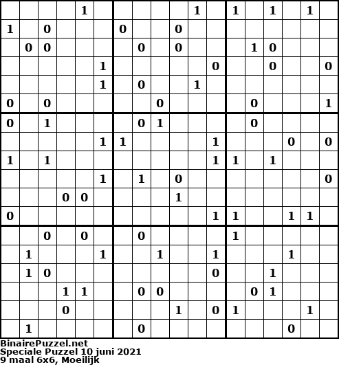 Binaire Puzzel