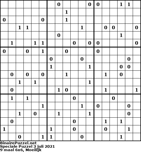 Binaire Puzzel