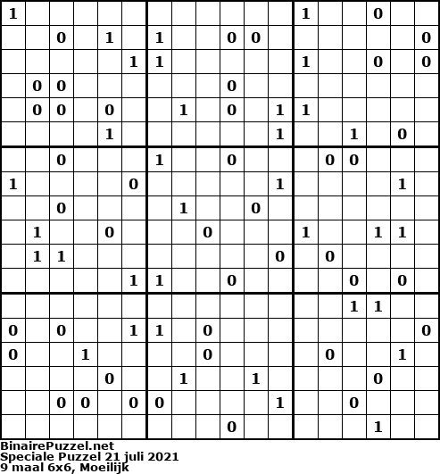 Binaire Puzzel