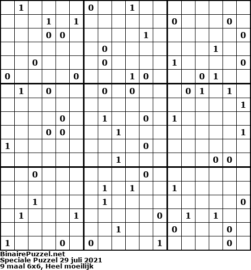 Binaire Puzzel