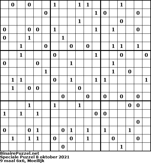 Binaire Puzzel
