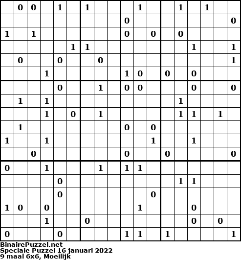 Binaire Puzzel