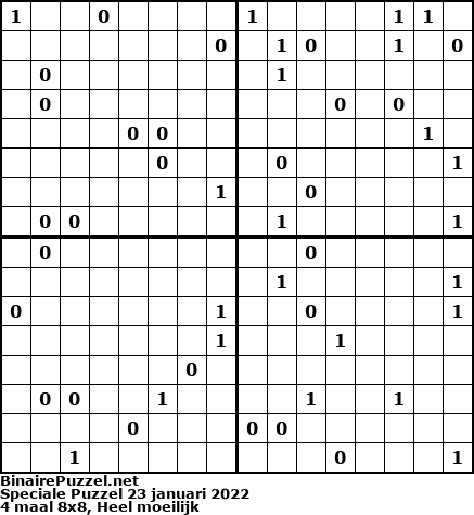 Binaire Puzzel