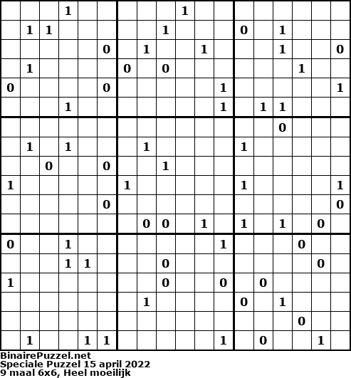 Binaire Puzzel