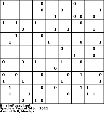 Binaire Puzzel