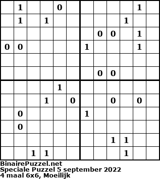 Binaire Puzzel