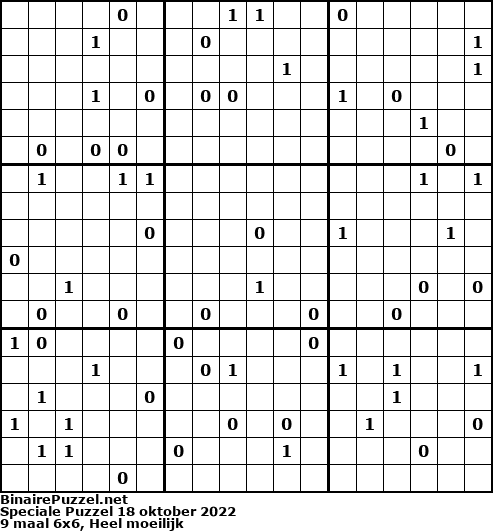 Binaire Puzzel