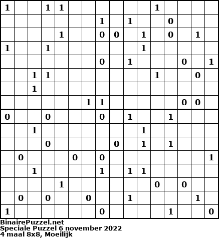 Binaire Puzzel