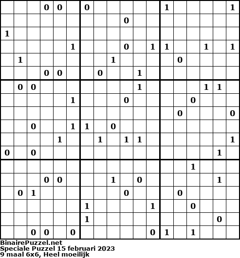 Binaire Puzzel