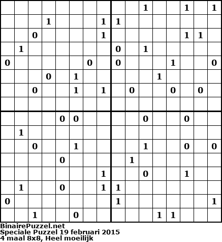 Binaire Puzzel